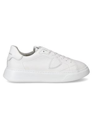 Sneaker Temple in vitello bianco PHILIPPE MODEL | BTLUV001.